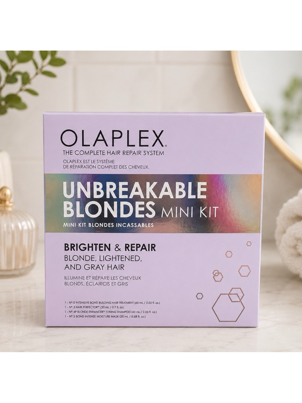 NEW Olaplex Unbreakable Blondes Mini Kit | Blonde Repair + Tone  | 4pc Set